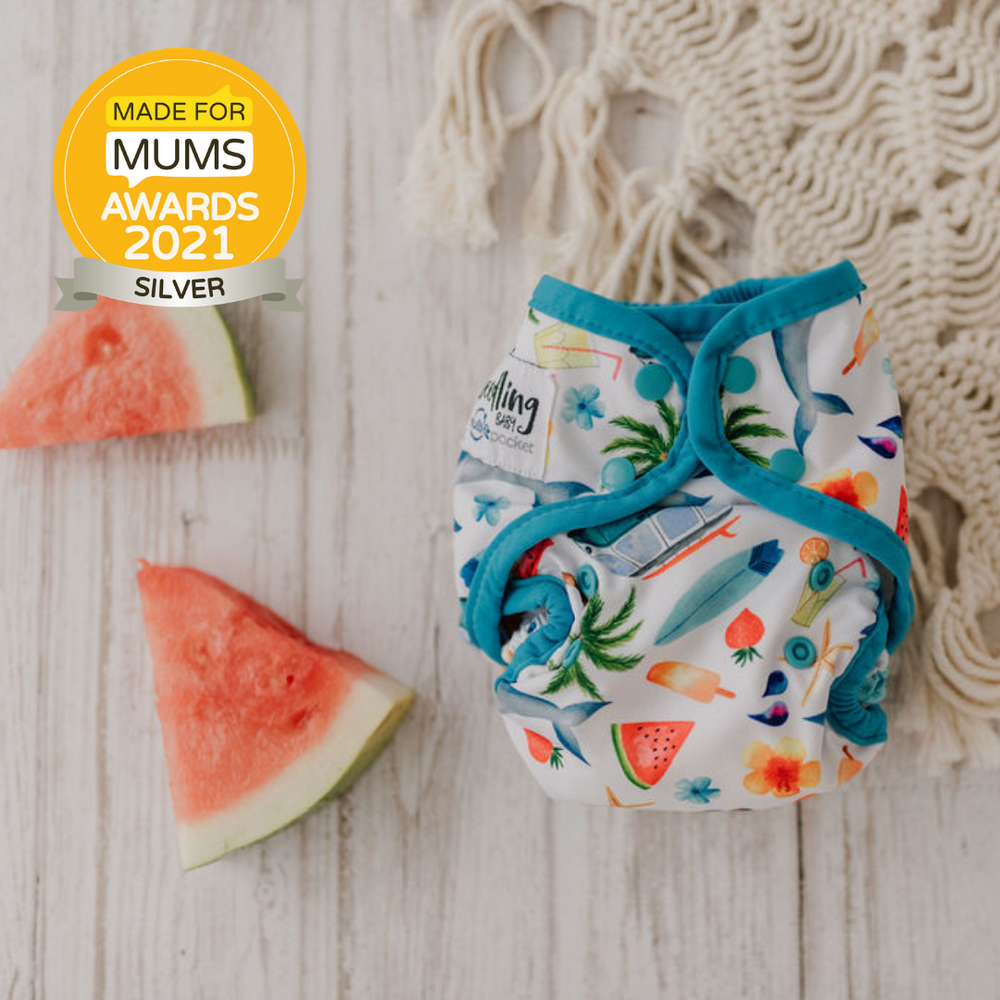 Seedling Baby Multi-Fit Pocket Nappy - Summer|Summer Sweets Baby