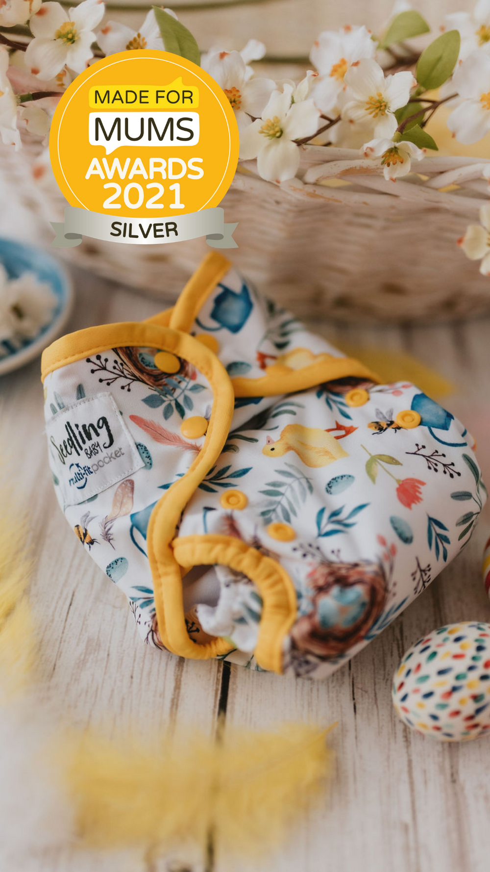 Seedling Baby Multi-Fit Pocket Nappy - Spring|Summer Sweets Baby