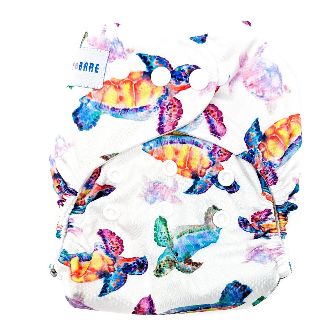 Baby Bare All-in-One (AiO) Nappy - Multiple Patterns|Summer Sweets Baby