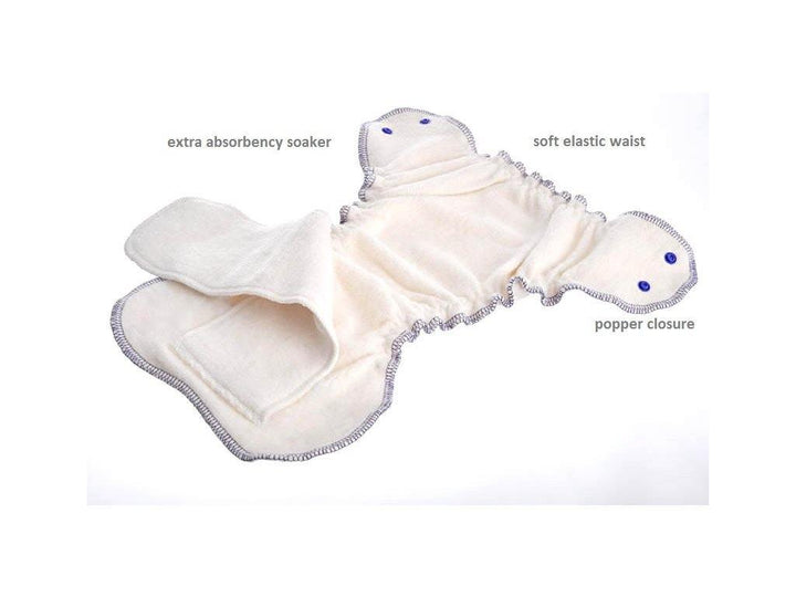 Ella's House Bum Slender Hemp Fitted Nappy|Summer Sweets Baby