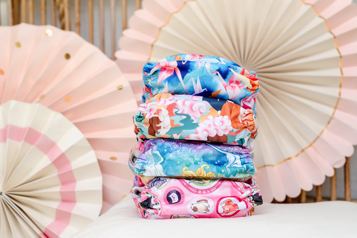 Designer Bums All-in-Two Nappy Bundle Kit