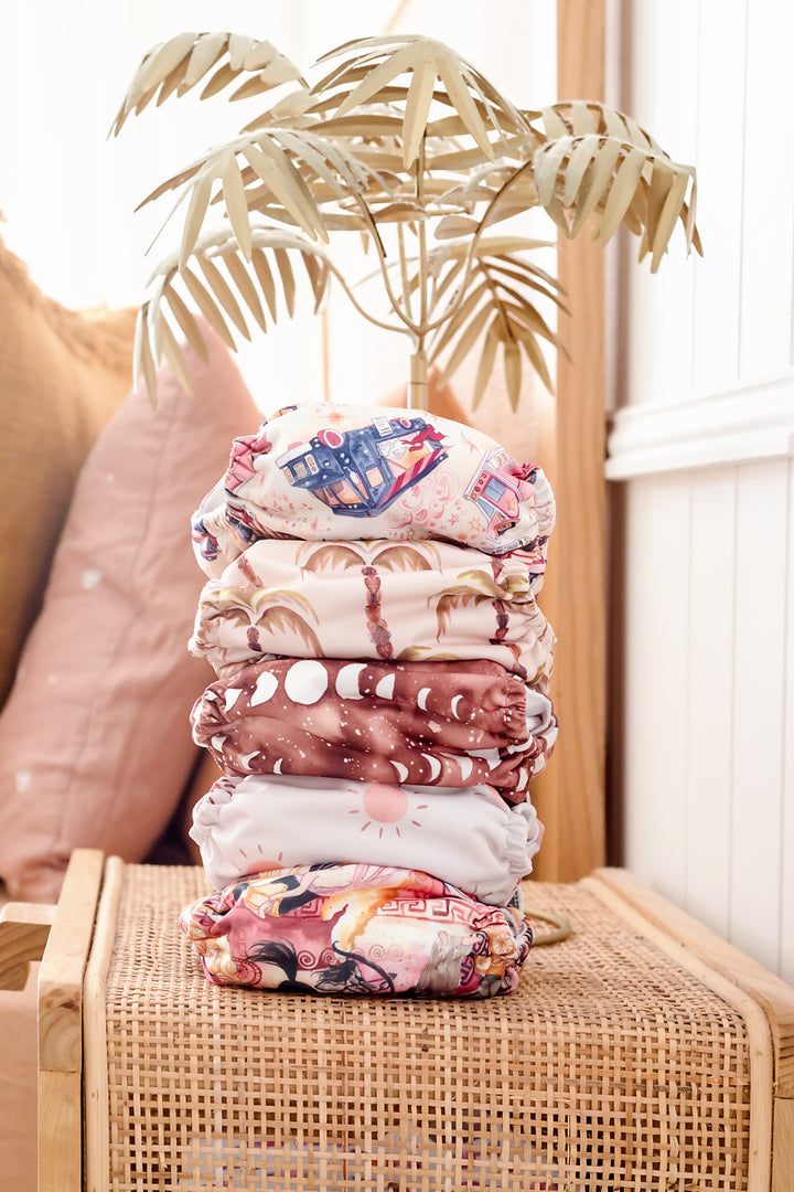 Designer Bums All-in-Two Nappy Bundle Kit