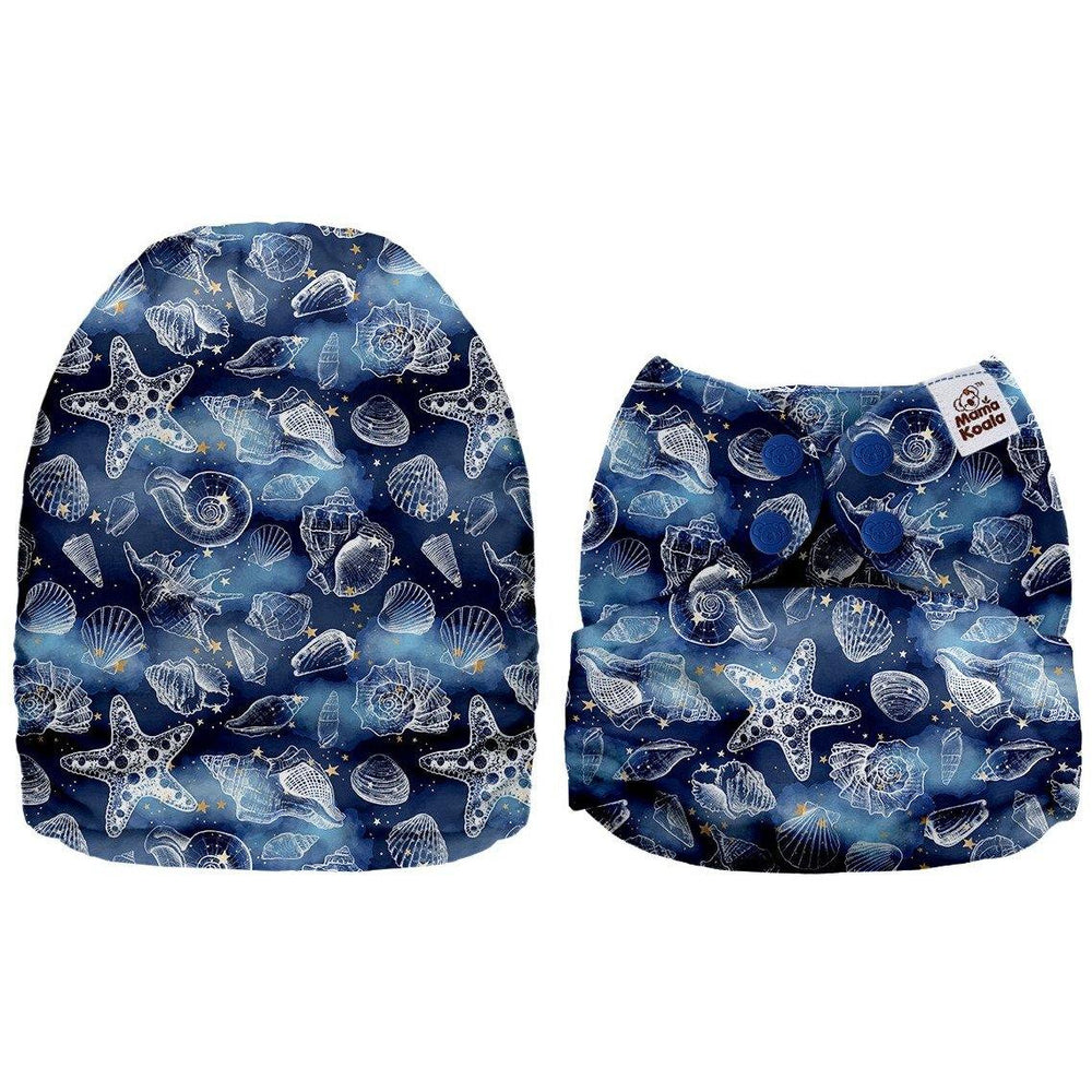Mama Koala Midnight Shells Pocket Nappy|Summer Sweets Baby