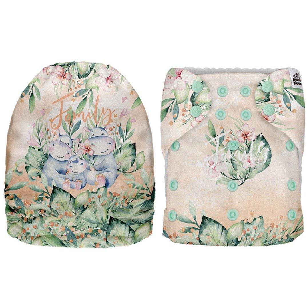 Mama Koala Hippo Family Pocket Nappy|Summer Sweets Baby