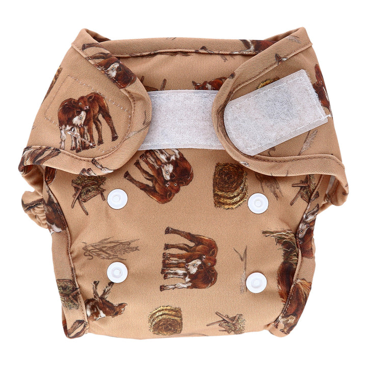 Little Lamb Newborn Nappy Cover- Multiple Prints