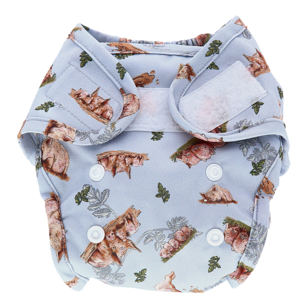 Little Lamb Newborn Nappy Cover- Multiple Prints
