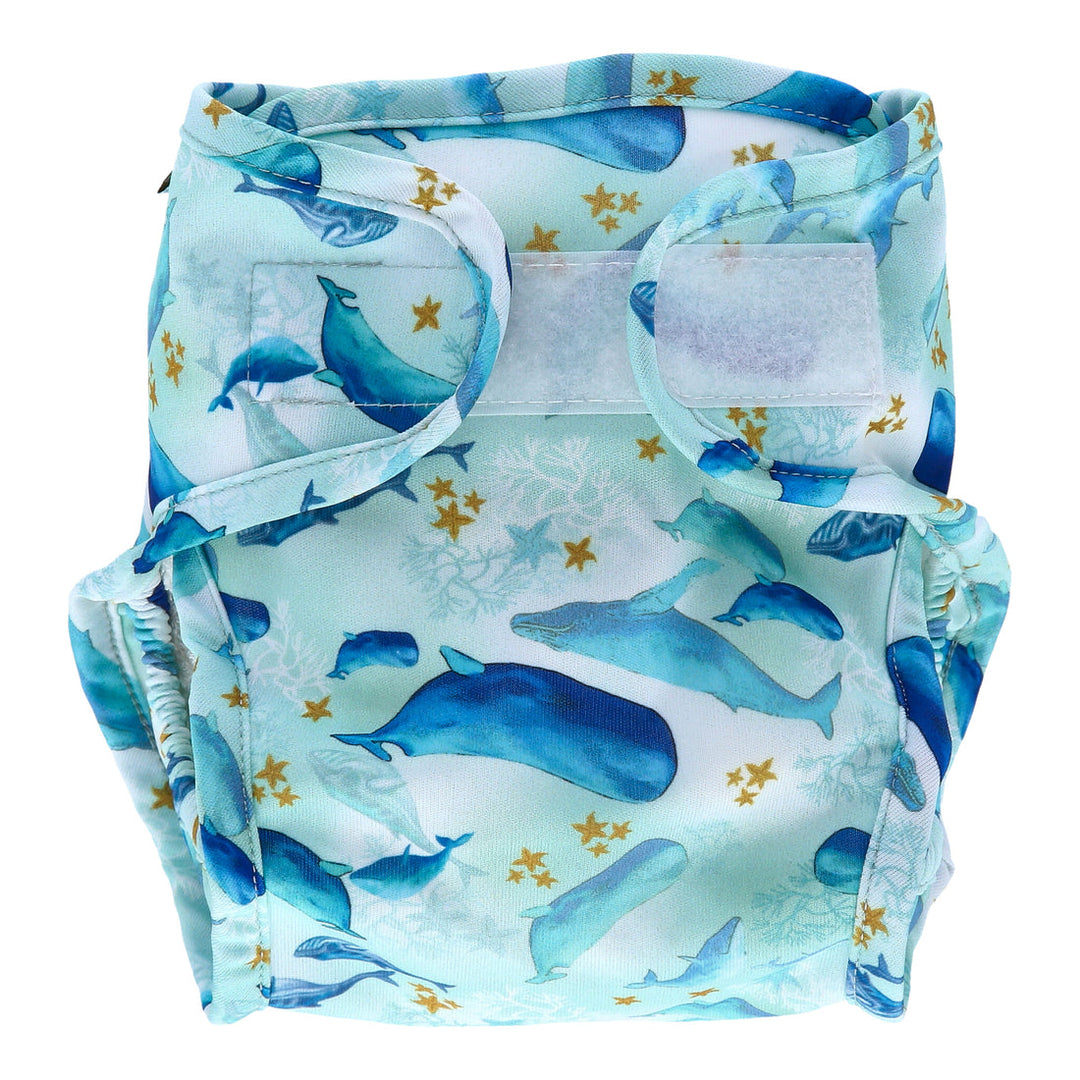 Little Lamb Nappy Cover- Under the Sea