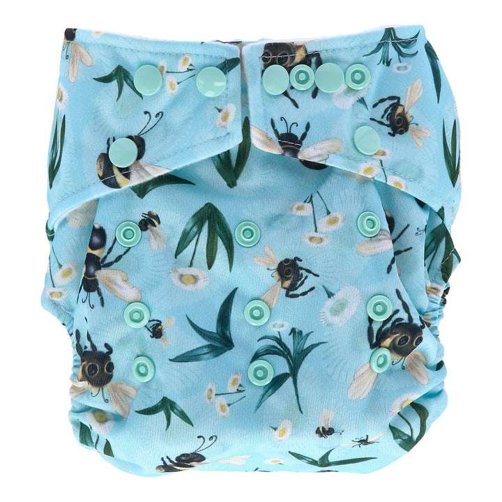 Little Lamb One Size Pocket - Bumble Bee Blues