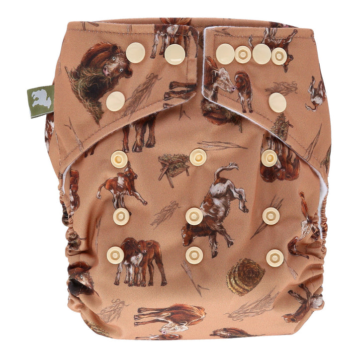 Little Lamb One Size Pocket - I Love Moo
