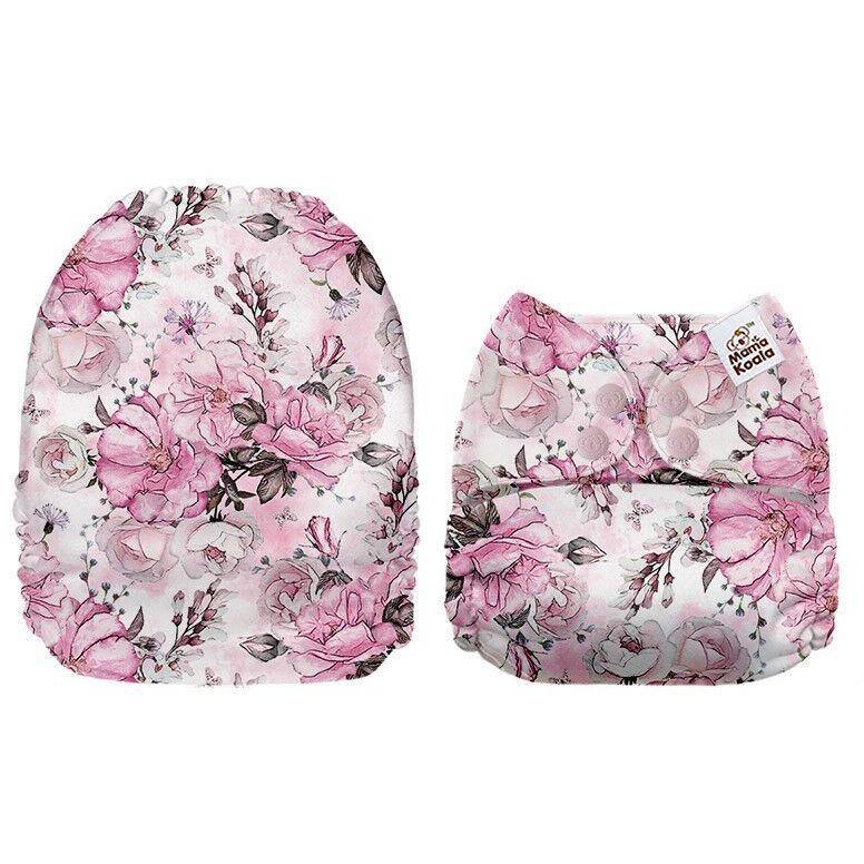 Mama Koala Pink Petals Pocket Nappy|Summer Sweets Baby