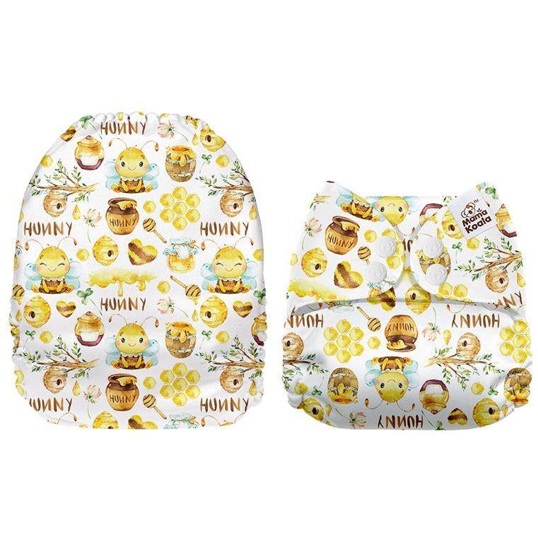 Mama Koala Hunny Bees Pocket Nappy|Summer Sweets Baby