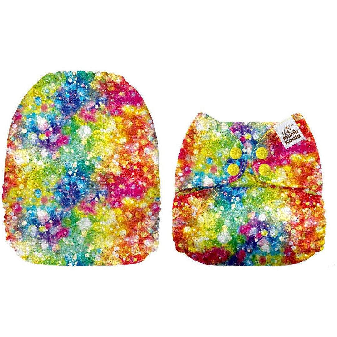 Mama Koala Colourful Splatter Pocket Nappy|Summer Sweets Baby