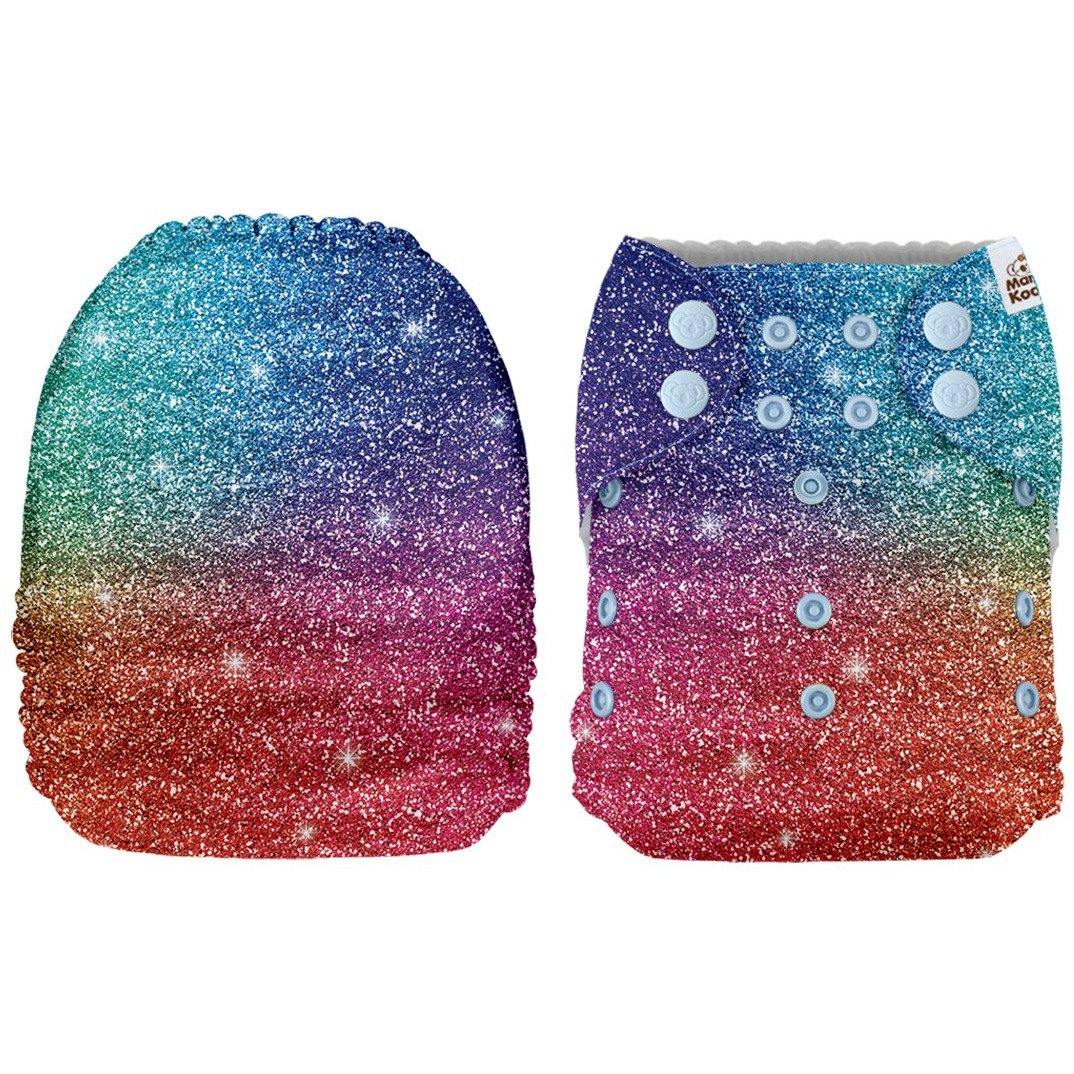 Mama Koala Rainbow Glitter Pocket Nappy|Summer Sweets Baby