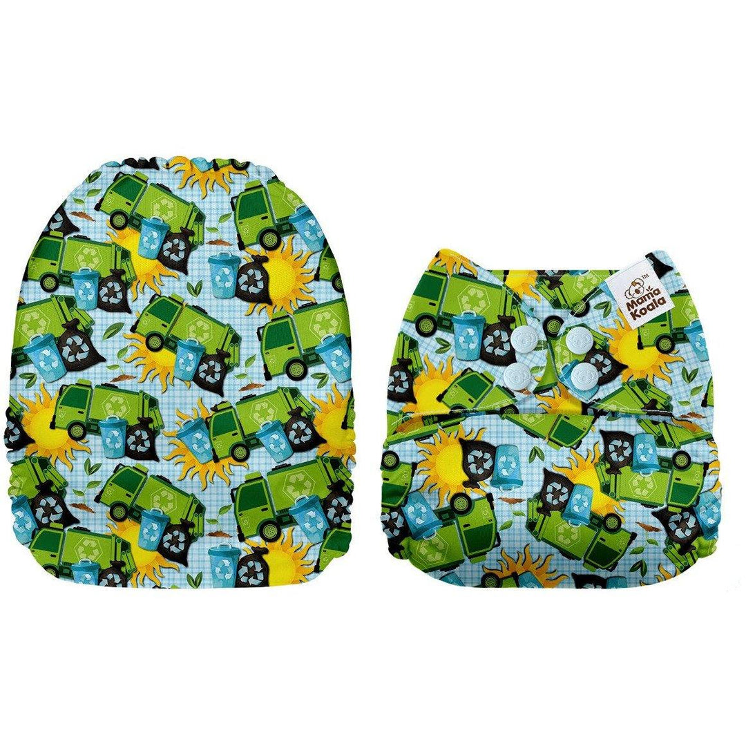 Mama Koala Recycling Truck Pocket Nappy|Summer Sweets Baby
