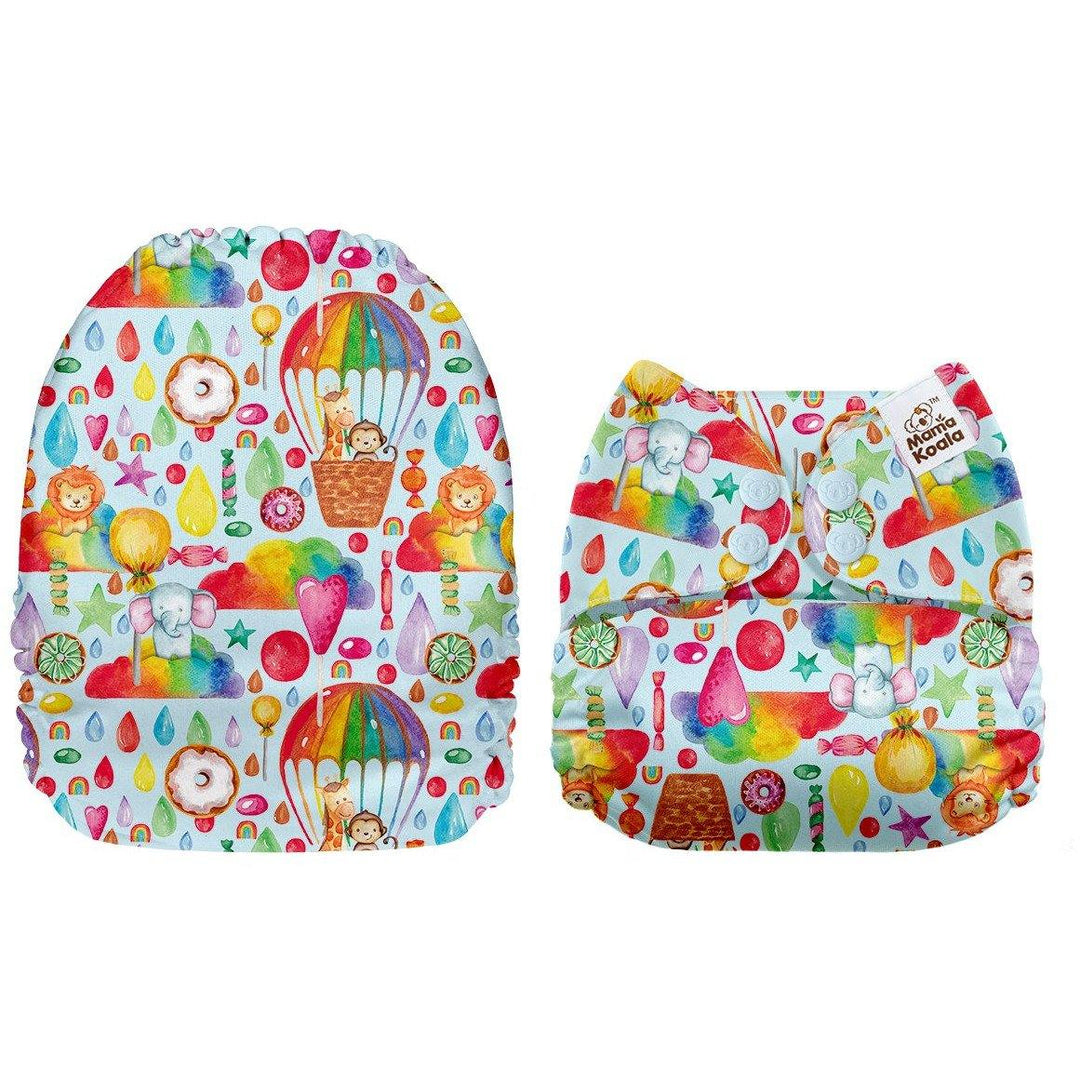 Mama Koala Rainbow Animals Pocket Nappy|Summer Sweets Baby