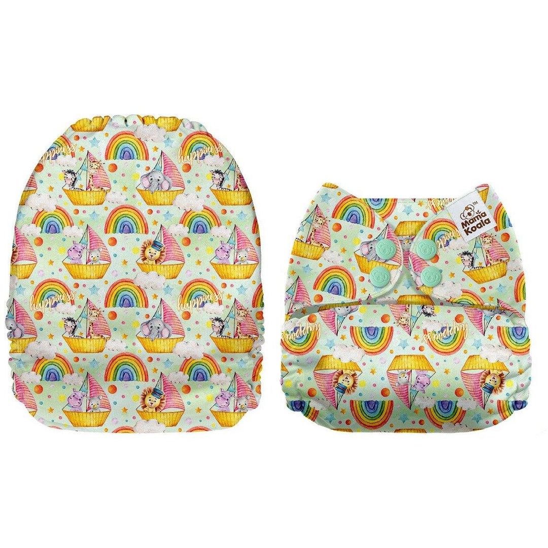 Mama Koala Rainbow Animal Boats Pocket Nappy|Summer Sweets Baby