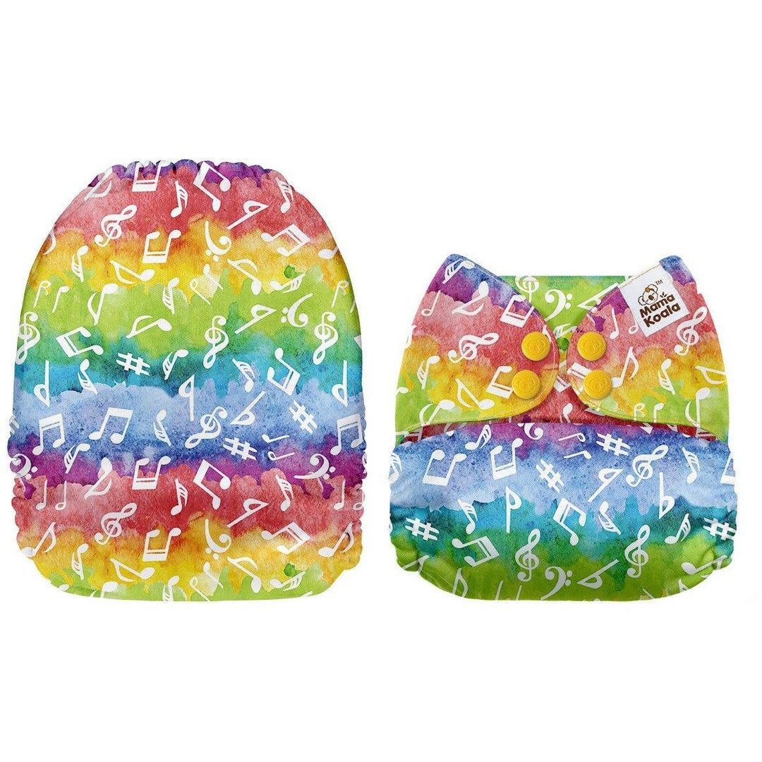 Mama Koala Rainbow Notes Pocket Nappy|Summer Sweets Baby