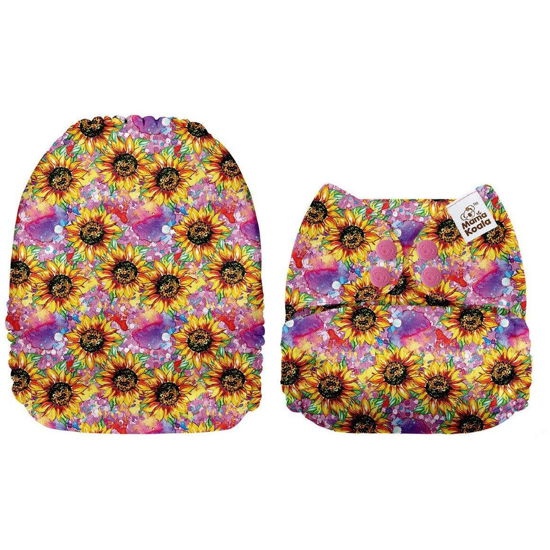 Mama Koala Bright Sunflowers Pocket Nappy|Summer Sweets Baby