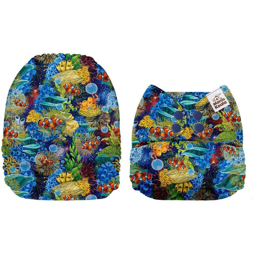 Mama Koala Underwater Reef Pocket Nappy|Summer Sweets Baby