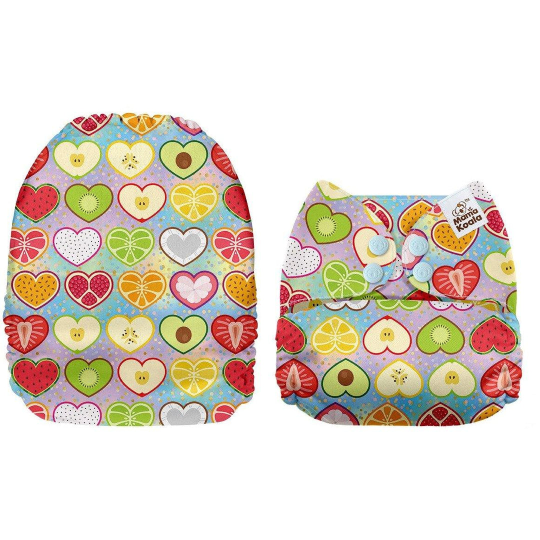 Mama Koala Fruit Hearts Pocket Nappy|Summer Sweets Baby