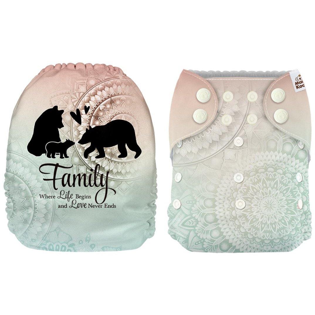 Mama Koala Bear Family Pocket Nappy|Summer Sweets Baby