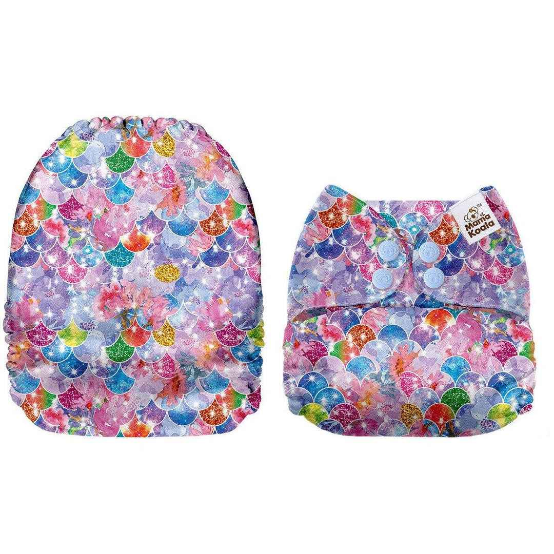 Mama Koala Shiny Scales Pocket Nappy|Summer Sweets Baby