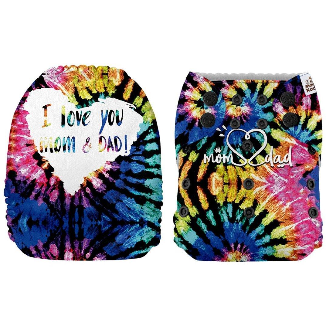 Mama Koala I Love You Mom & Dad Pocket Nappy|Summer Sweets Baby