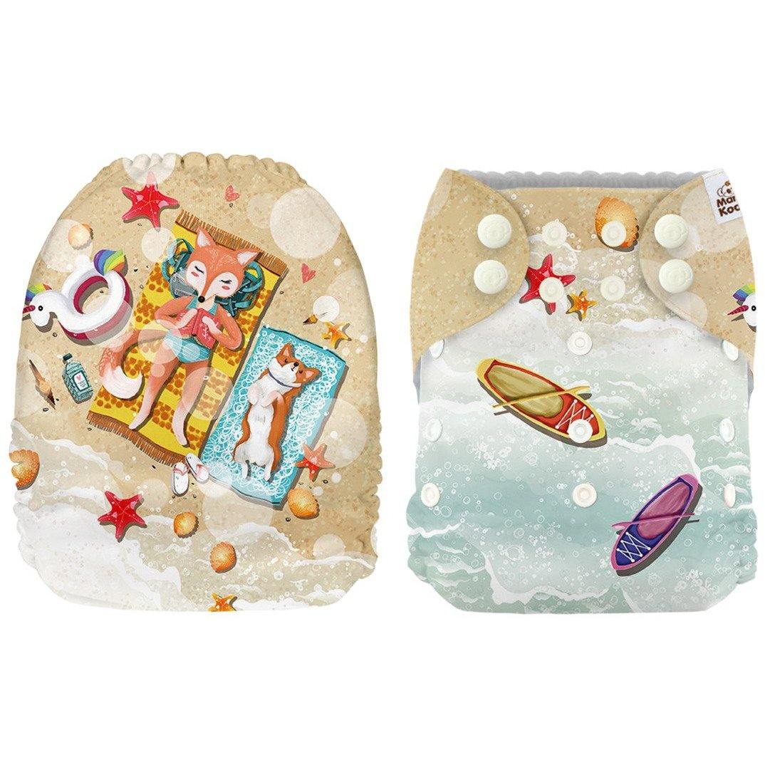 Mama Koala Beach Friends Pocket Nappy|Summer Sweets Baby