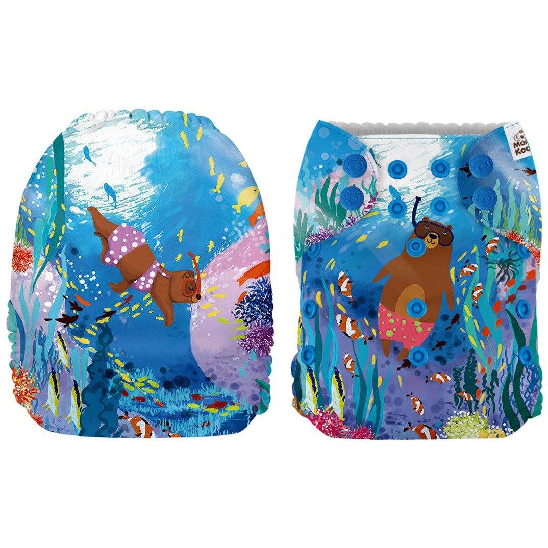 Mama Koala Great Bear Reef Pocket Nappy|Summer Sweets Baby