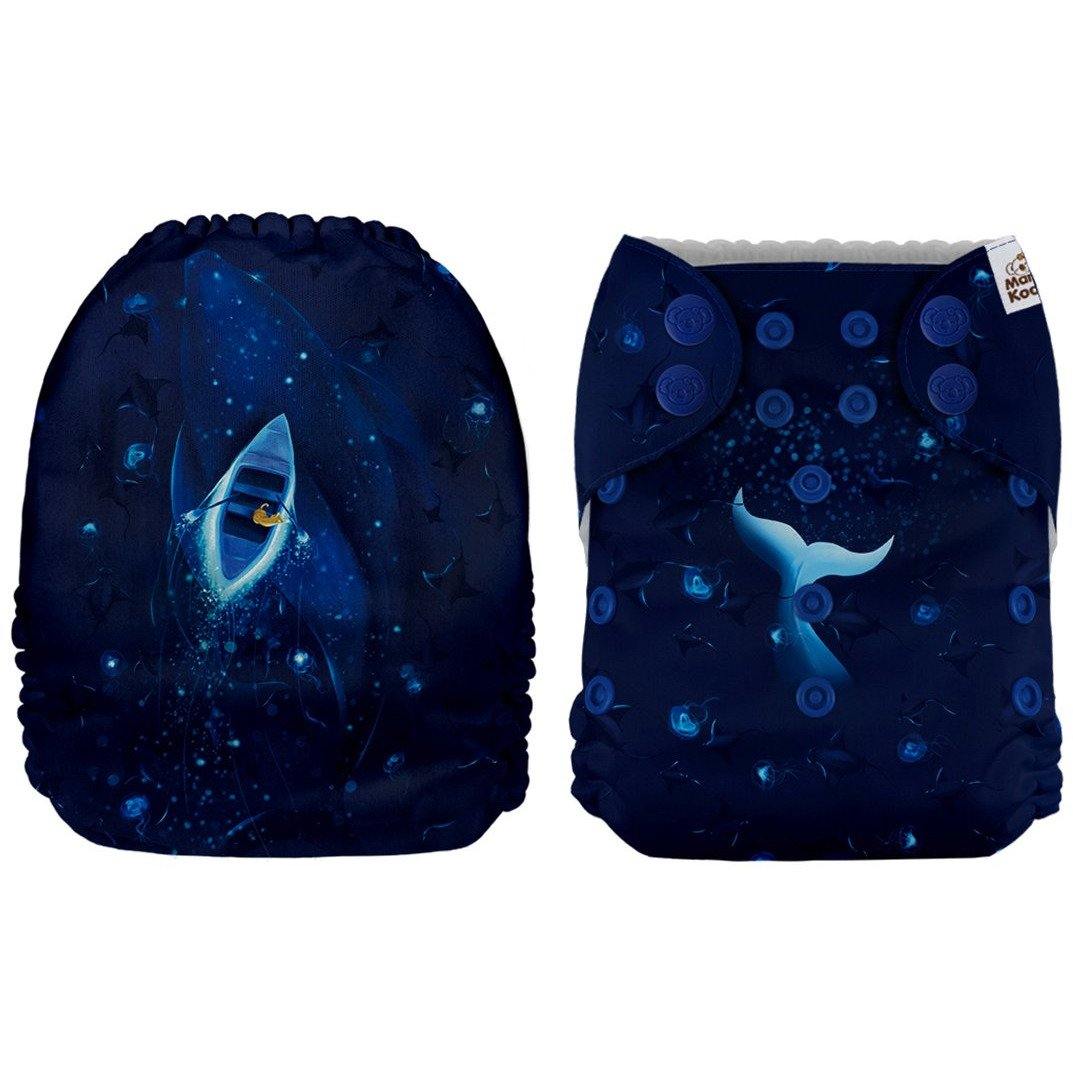 Mama Koala Midnight Ocean Magic Pocket Nappy|Summer Sweets Baby