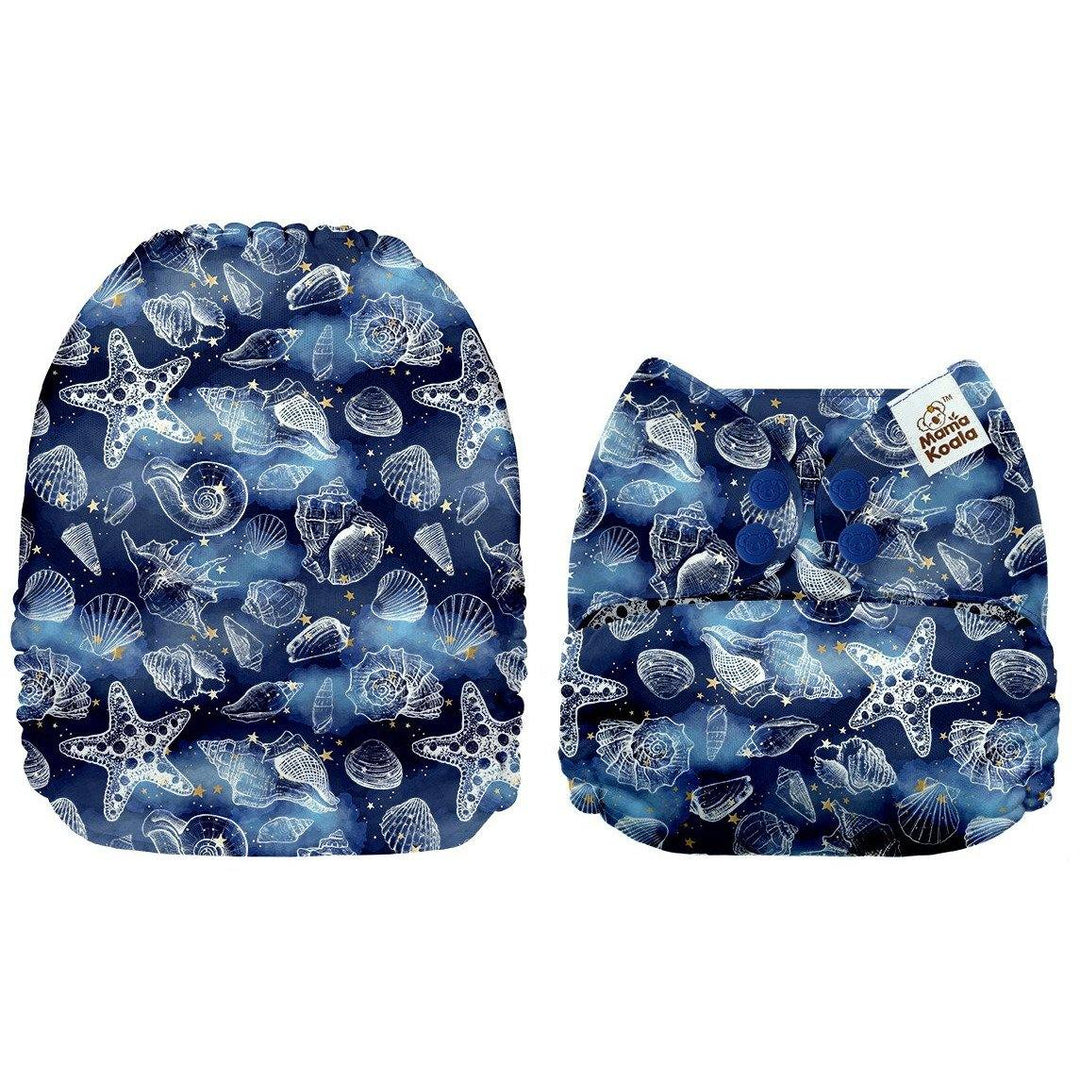 Mama Koala Midnight Shells Pocket Nappy|Summer Sweets Baby