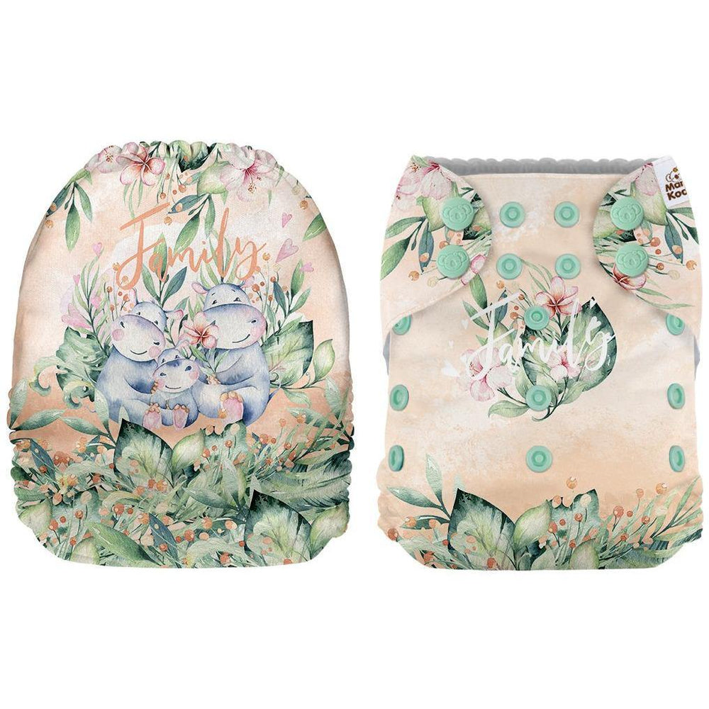 Mama Koala Hippo Family Pocket Nappy|Summer Sweets Baby
