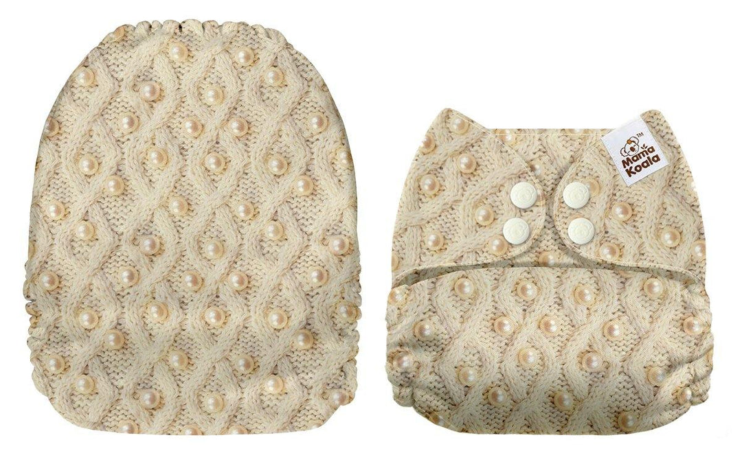 Mama Koala Pearl Knit Pocket Nappy|Summer Sweets Baby