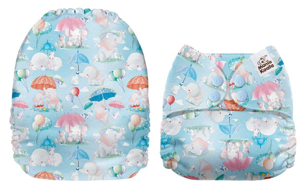 Mama Koala Elephant Fun Pocket Nappy|Summer Sweets Baby
