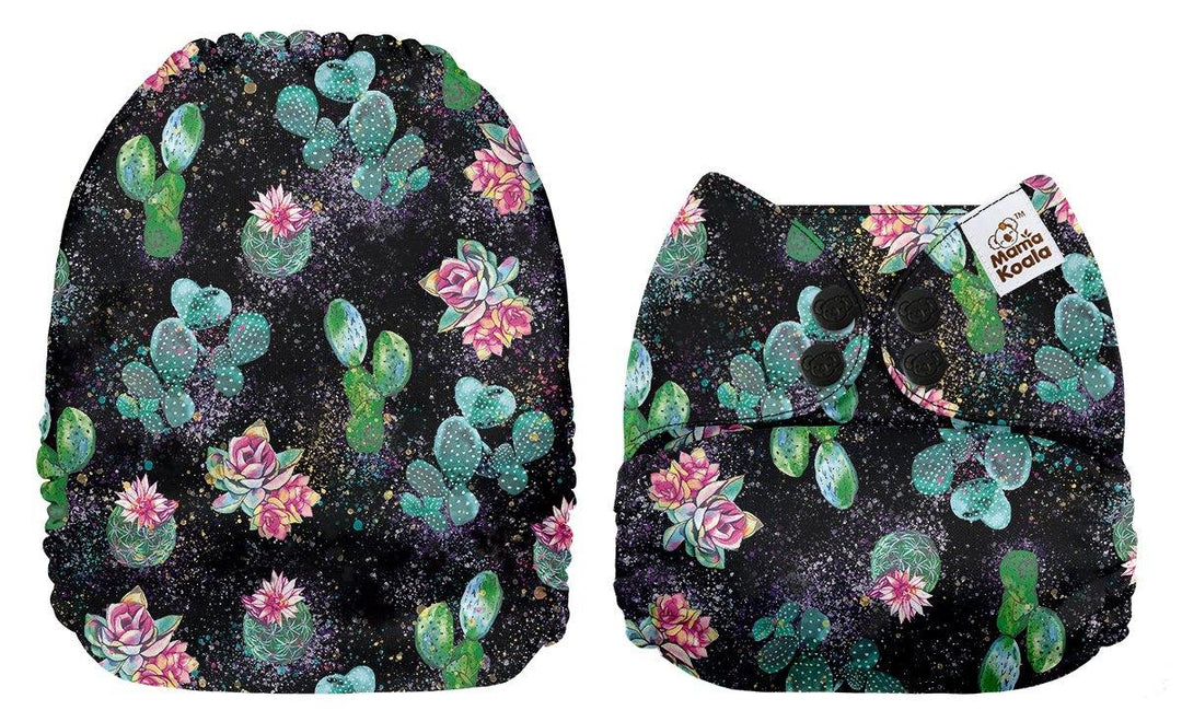 Mama Koala Dark Cactus Pocket Nappy|Summer Sweets Baby