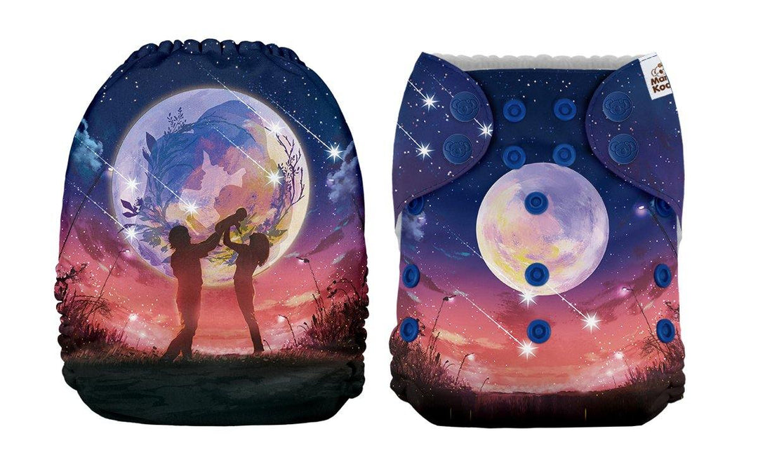 Mama Koala Shooting Stars Family Pocket Nappy|Summer Sweets Baby