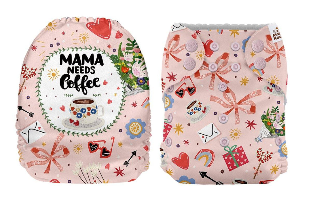 Mama Koala Mama Needs Coffee Pocket Nappy|Summer Sweets Baby