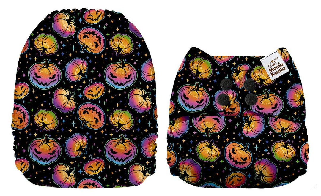 Mama Koala Neon Jack-o-Lantern Pocket Nappy|Summer Sweets Baby