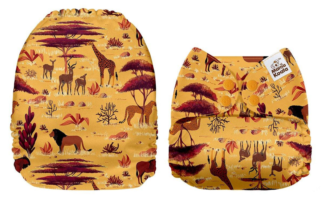 Mama Koala African Plains Pocket Nappy|Summer Sweets Baby