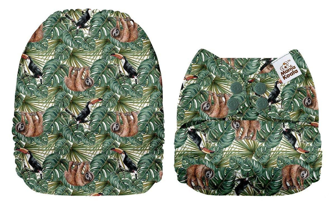 Mama Koala Jungle Sloth Pocket Nappy|Summer Sweets Baby