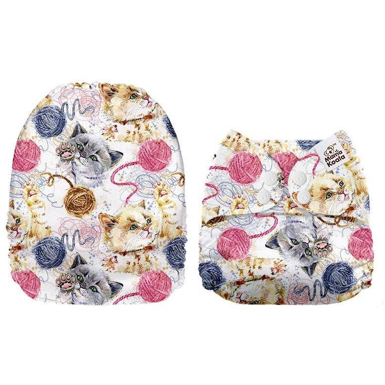 Mama Koala Playful Kitten Pocket Nappy|Summer Sweets Baby