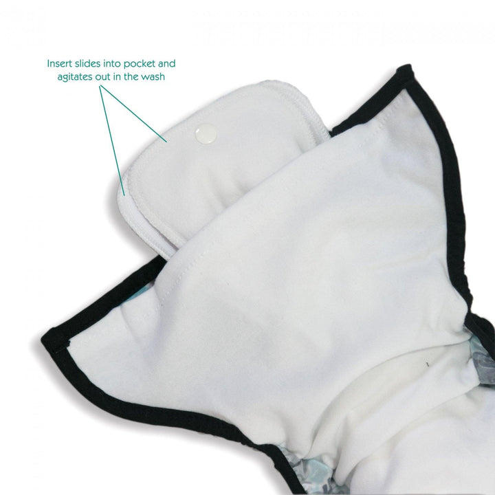 Thirsties Natural Pocket Nappy - Snaps - Multiple Patterns|Summer Sweets Baby