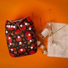 Alva Baby Dark Pumpkin Pocket Nappy|Summer Sweets Baby