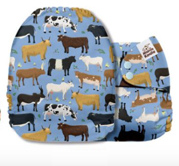 Mama Koala Cows Pocket Nappy|Summer Sweets Baby