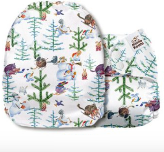 Mama Koala Snowmen Family Pocket Nappy|Summer Sweets Baby