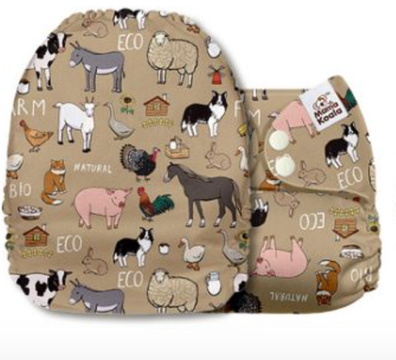 Mama Koala Eco Farming Pocket Nappy|Summer Sweets Baby