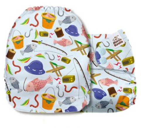 Mama Koala Gone Fishing Pocket Nappy|Summer Sweets Baby