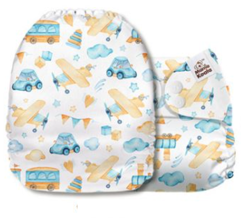 Mama Koala Planes, Trains & Cars Pocket Nappy|Summer Sweets Baby