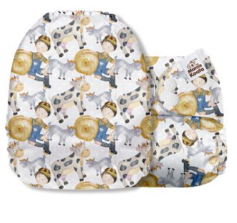 Mama Koala Farmer & Cows Pocket Nappy|Summer Sweets Baby