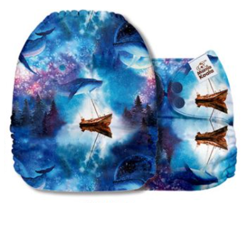 Mama Koala Whale Boat Pocket Nappy|Summer Sweets Baby
